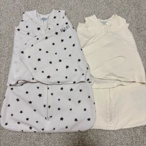 HALO Baby Newborn Swaddle Sleep Sack Bundle (Microfleece and Cotton)